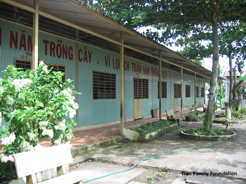 Photo of school in rural Vietnam
